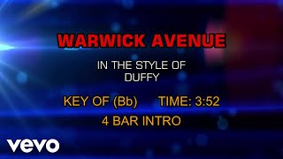 Duffy - Warwick Avenue (Karaoke) chords