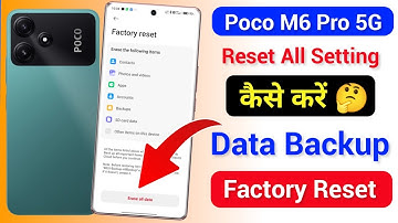 Poco M6 Pro Reset Setting Kaise Kare | How To Reset All Setting in Poco M6 Pro | Setting Reset Poco