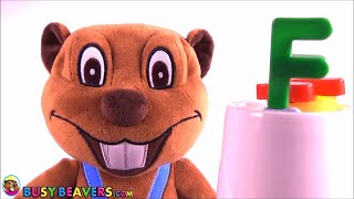 Playdoh Alphabet Surprise - Green Egg - Letter F - Busy Beavers - Remixed & Remade