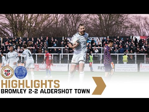 Bromley Aldershot Goals And Highlights
