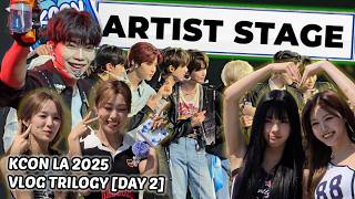 KCON’s ARTIST STAGE is the ONLY Stage YOU Need! | KCON LA 2025 Vlog Day 2