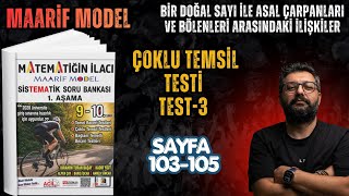 🎯 Matematiğin İlacı | Maarif Modeli: Asal Çarpanlar ve Bölenler | Çoklu Temsil Testi 3