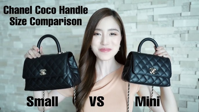 Chanel Coco Handle Mini vs Chanel Mini Flap Comparison + Honest Review +  WIMB + Modshots 