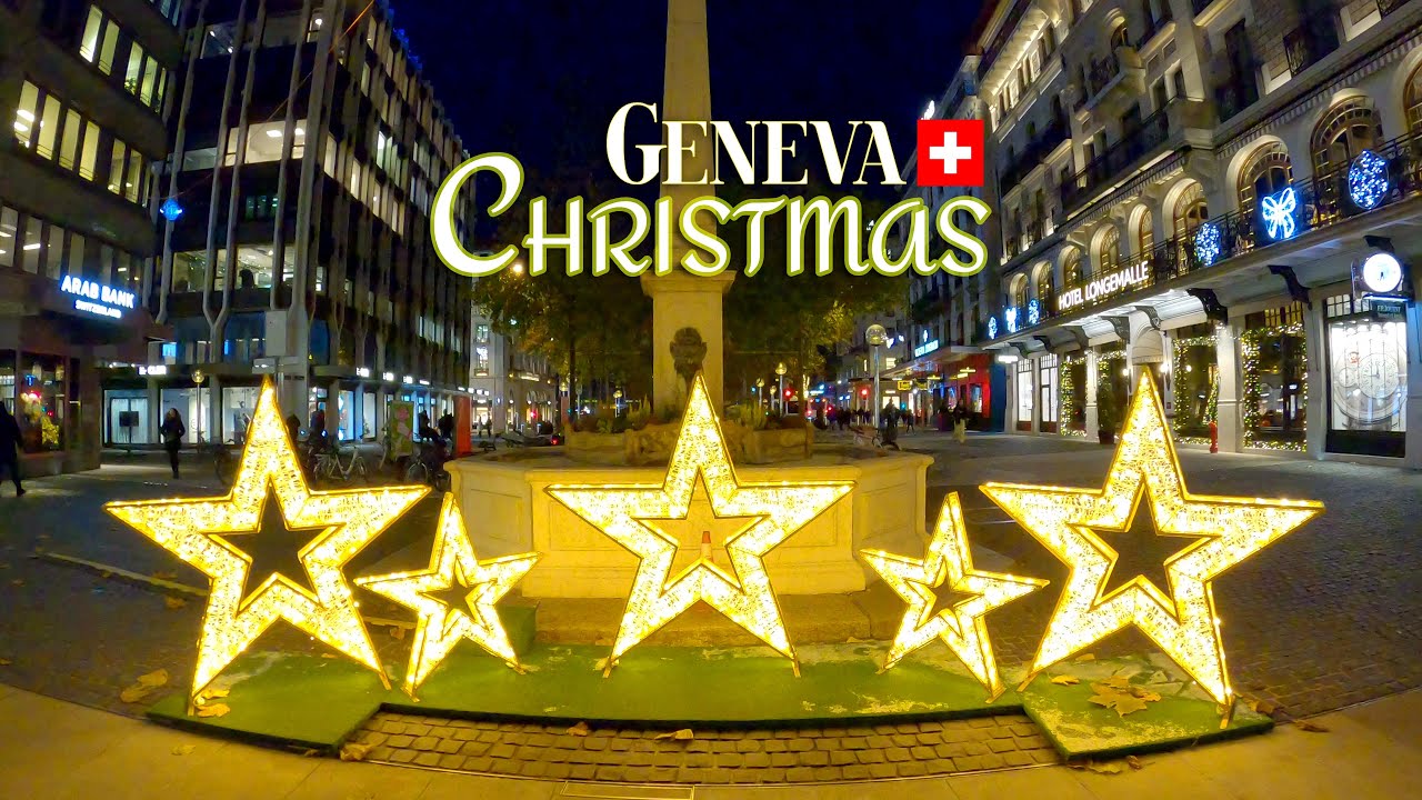 Geneva Switzerland Christmas Christmas Market, Sights