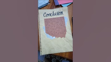 Project ideas 💡 conclusion project work aesthetic project file vintage paper #projectideas