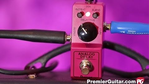 Review Demo - Ibanez Analog Delay Mini