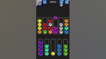 Ball Sort Puzzle Level 83 #ballsortpuzzle #walkthrough #gameplay #shorts
