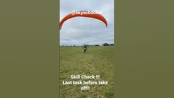 Skills Check before flight! #adventure #paramotor #pilot #spain #sports #training