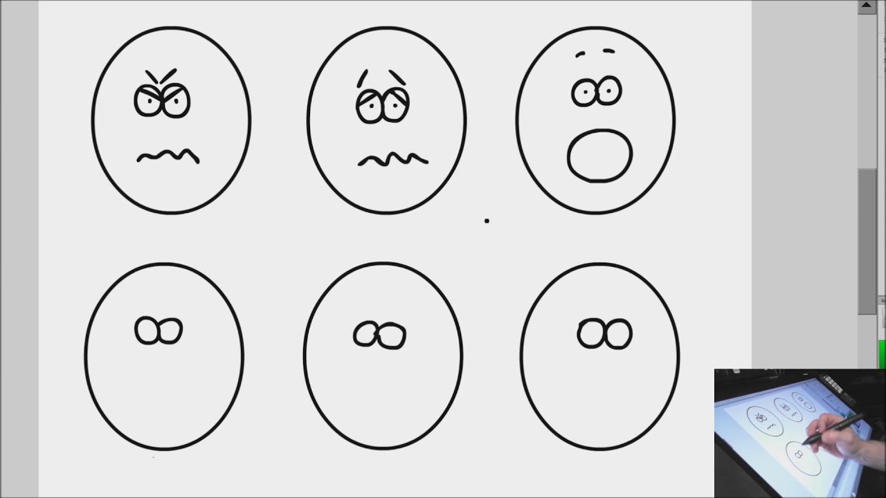 Simple Facial Expressions Drawing