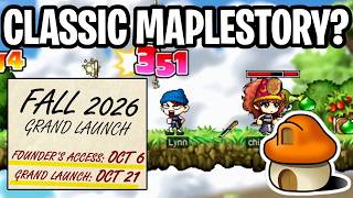 Old School Maplestory Launch Date ANNOUNCED! What To Know Before Starting!
