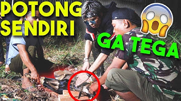 GATEGA POTONG KAMBING Sendiri DI RUMAH GEN HALILINTAR :( #QurbanHariKe3