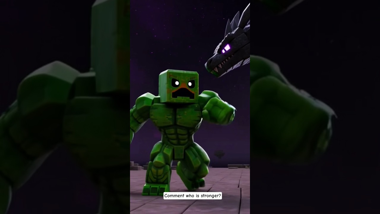 EPIC Creeper vs Ender Dragon Battle