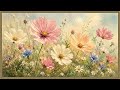 Dreamy Summer Wildflowers | Romantic Meadow Frame TV Art 4K No Audio Framed Screensaver