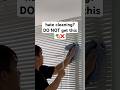 blinds are your worst nightmare - skip this if you hate cleaning 😭🏡 #cleaning #homedecor