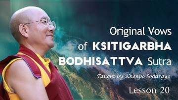 Original Vows of Ksitigarbha Bodhisattva Sutra L20