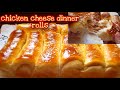 Best Homemade Chicken cheese dinner rolls | Bake N Roll