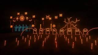 2025 Halloween Light Show - Grim Grinning Ghosts (VoicePlay A Cappella)