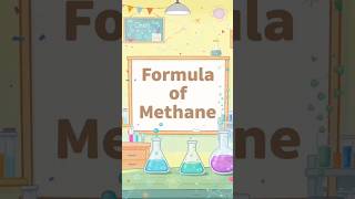 Formula of methane|| Methane|| Organic chemistry|| #short #shorts #trending
