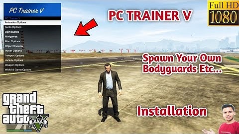 GTA 5 : HOW TO INSTALL PC TRAINER V MOD🔥🔥🔥