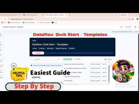 Dataflow: Qwik Start - Templates  #GSP192 #qwiklabsarcade2026 #stepbystep 