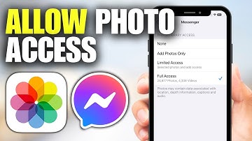 How To Allow Access To Photos on Messenger (iPhone)