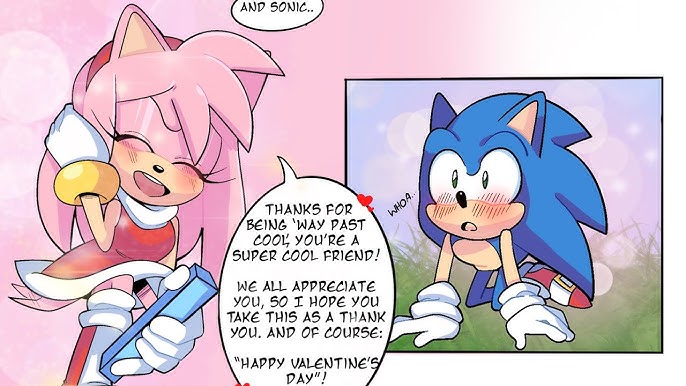 쿠모🌻 on X: Boom Sonamy💙💖 #SonicTheHedgehog #AmyRose