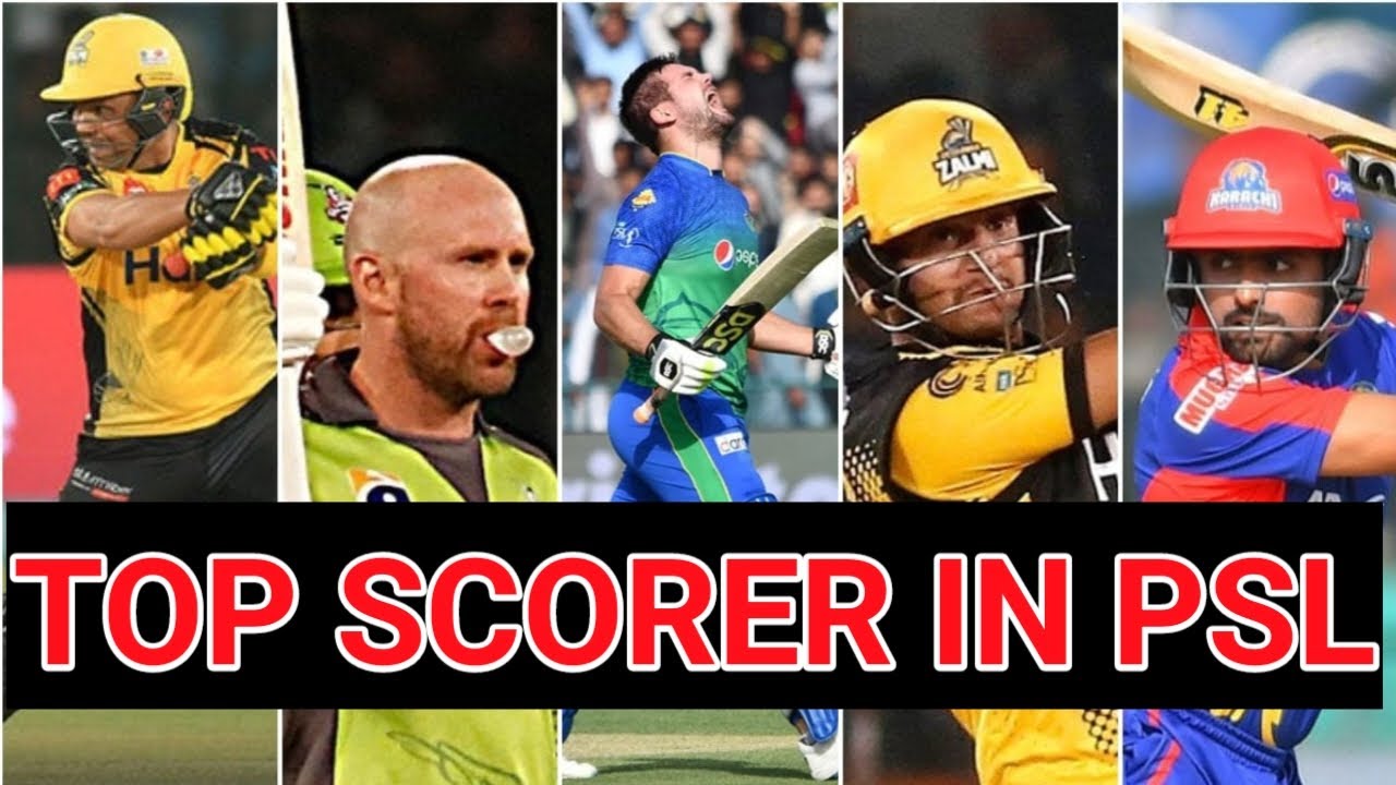 Top Scorer in PSL (Min 1000 Runs) - YouTube