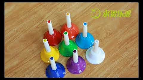 8-note bell set for kids toys