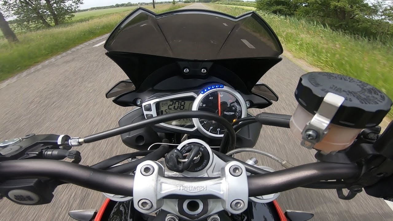2014 Triumph Street Triple R Test Ride - YouTube