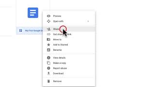 Google Drive: Sharing Permissions