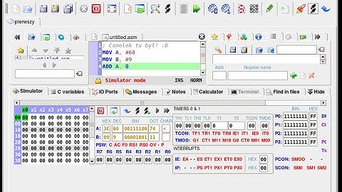 LAB EXERCISE 1 :  8051 ALP TO PERFORM  SIMPLE ARITHMETIC  AND LOGIC OPERATIONS  USING MCU 8051 IDE