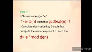 RSA algorithm explanation in tamil