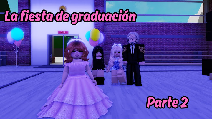 LA FIESTA DE GRADUACIÓN PARTE 2😭😔HISTORIA DE ROBLOX BROOKHAVEN