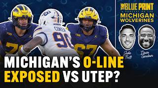 Michigan O-Line Exposed Jake Butt All-22 Breakdown vs UTEP | The Blue Print