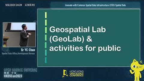 Innovate with Common Spatial Data Infrastructure CSDI Spatial Data