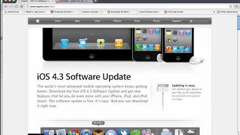 iOS 4.3 Update WARNING