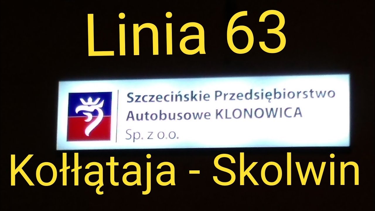 Szczecin wSPAK...czyli autobusem po Szczecinie - linia 63 (Kołłątaja - Skolwin) #1843