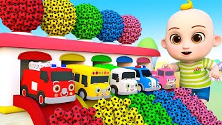 Baby Shark + Wheels On the Bus - Baby soccer balls and large slides-Baby Nursery Rhymes & Kids Songs