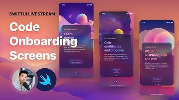 SwiftUI Livestream: Code Onboarding UI and Animation