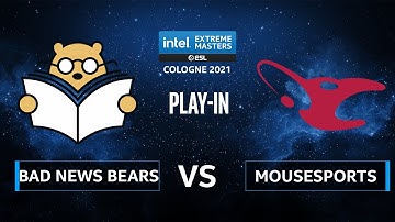 CS:GO - Bad News Bears vs mousesports [Nuke] Map 1 - IEM Cologne 2021 - Play-In