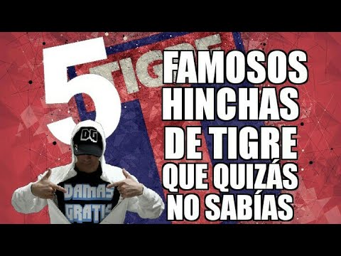 TOP 5 FAMOSOS QUE NO SABÍAS QUE SON HINCHAS DE TIGRE