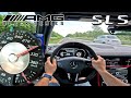 Mercedes sls amg black series 300kmh on unlimited autobahn