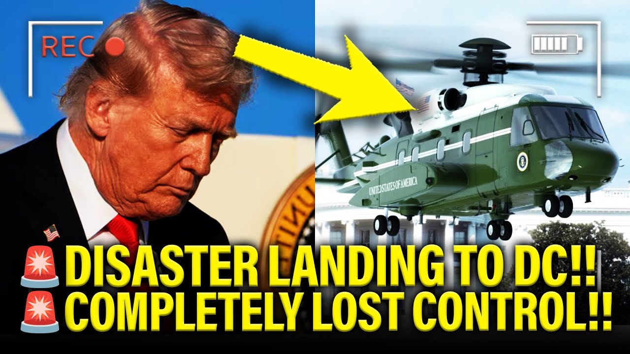 Trump has DISASTER LANDING to DC as ADMIN Loses ALL CONTROL