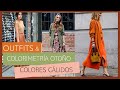 V3. OUTFITS TENDENCIAS COLOR OTOÑO 2021| CÓMO COMBINAR COLORES COLORIMETRÍA OTOÑO | COLORES CÁLIDOS