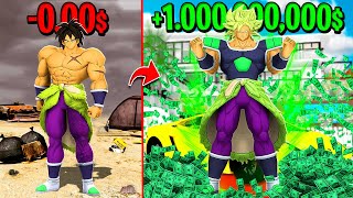 PASO de SAIYAN BROLY POBRE A MILLONARIO en GTA 5 !! (Dragon Ball Z mod)