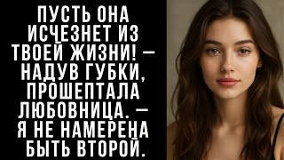 видео: Пусть она исчезнет из твоей жизни! – надув губки, прошептала любовница. – Я не намерена быть второй. картинка: Пусть она исчезнет из твоей жизни! – надув губки, прошептала любовница. – Я не намерена быть второй.