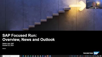 SAP ALM Summit EMEA 2021 - SAP Focused Run: Overview, news and outlook