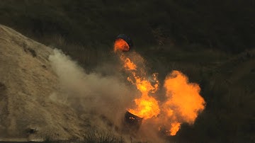 Explosives on a barrel detonated at 1000FPS