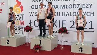 Stanisław Palęcki - III miejsce - Trampolina - XXVII Ogólnopolska Olimpiada Młodzieży 2021