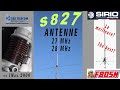 Sirio s827   antenne 27 et 28 mhz  radioamateur f8dsn  cbradio